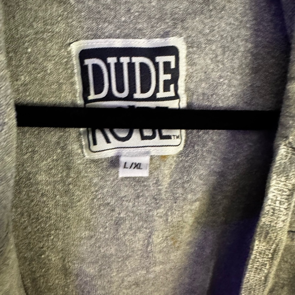 DudeRobe Gray Hooded Cardigan - Picture 4 of 4